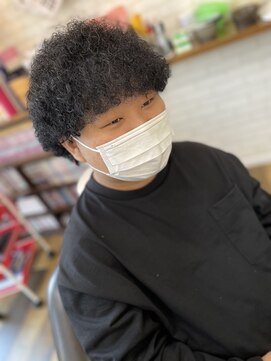 ボヌー(Bonheur) アフロパーマ！