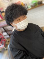 ボヌー(Bonheur) アフロパーマ!