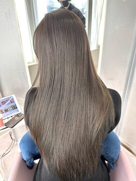 ユー(juu.) 【juu./星ヶ丘】オリーブグレージュ×ケラチントリートメント