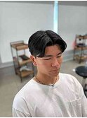 メンズツーブロック刈り上げニュアンスストレート