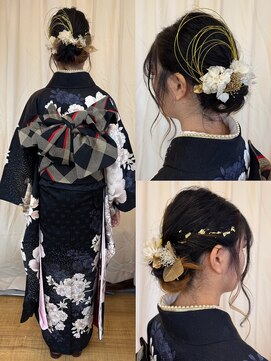 ヘアーメイク ツインズ(Hair Make TWINS) 着物に合わせたヘアアレンジ