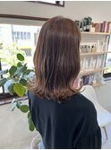 ハイライト×ベージュカラー
