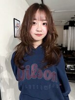 ナービス(NARVIS)&nbsp;ゆるふわレイヤー/巻き髪スタイル/セミロングウルフ