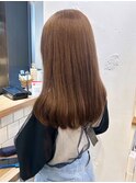 〇チョコレートベージュ 透明感カラー ブリーチなし グレージュ