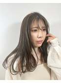 ナチュラルレイヤー×シースルーバング