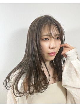 ネイビー グラ ヘアー ストーリー(NAVY gra HAIR STORY) ナチュラルレイヤー×シースルーバング