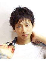 ゼンコー アオヤマ(ZENKO Aoyama)&nbsp;黒髪×ショート×ニュアンスパーマ【表参道/青山/渋谷/原宿】