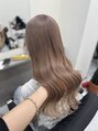 リア(riah) ミルクティーカラー、柔らかいベージュカラー得意です!!