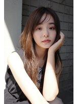 ラグゼ(Luxe) 【表参道/髪質改善】艶髪セミロング×顔まわりレイヤー