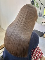 ヘアー アイス 御器所本店(HAIR ICI)&nbsp;20代30代40代大人可愛いブラウンカラー髪質改善トリートメント