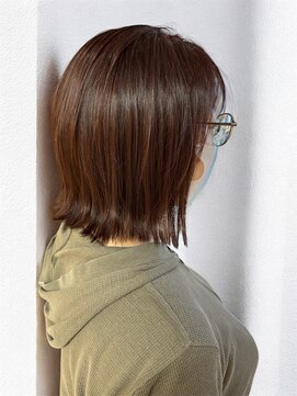 クオリス 上板橋店(QUALIS) 20代30代◎モーブブラウン×くびれミディで色っぽく