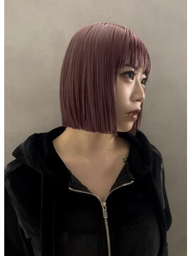 キートス(Kiitos) 春の艶ラベンダーピンク×パツボブ