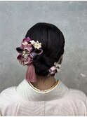 卒業式　アレンジ　ヘアセット　タイト　吉祥寺