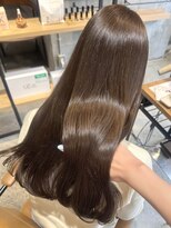 ラボヌールヘアーパルフェ 大宮西口店(La Bonheur hair parfait) オリーブベージュ/イルミナカラー/透明感カラー/コテ巻き