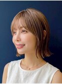 20代/30代/ショートボブ/白髪染め/白髪ぼかし/髪質改善