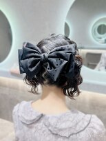 ヘアセット クラン ルシェ 心斎橋玉屋町店(hair set Clan luce)&nbsp;編み込みクラゲヘア/心斎橋ヘアセット