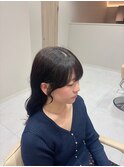 小顔になれるアイドル前髪と顔まわりカット