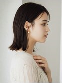 小顔外ハネロブ20代30代40代◎前髪あり艶髪暗髪グレージュ西川口
