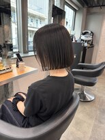 スリー 横浜(THREE)&nbsp;☆パッっとボブ×ダークグレージュ☆
