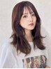 【女性限定】毛量調節カット＋前髪カット（こめかみまで範囲、シャンプー無）