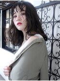 黒髪ミディアム