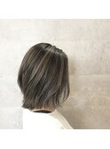 アッシュベージュハイライト