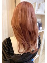 キャアリー(Caary) 福山市美容室Caary 韓国風フレッシュピンクカラー