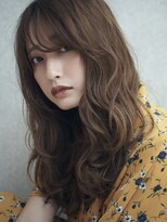 クロードモネエイチツーオーアヴェダ 東京駅ビルTOKIA(CLAUDEmonet H2O AVEDA)&nbsp;マロンベージュ/Aラインボブ/かきあげ[東京/東京駅丸の内]