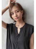フェードカットかき上げニュアンスマッシュサイドパート