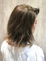 テトテ 門戸厄神店(tetote)&nbsp;【tetote村山のサロンスタイル】鎖骨ミディ×マットベージュ