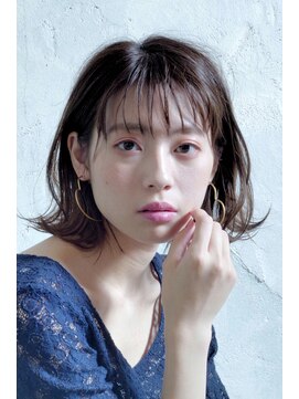 クシュ 所沢西口プロぺ通り(kusyu... ) ペールベージュセクションカラーグラデーションカラー外ハネボブ