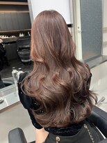 ベレーザシェルト(Beleza scelto)&nbsp;3181髪質改善日本髪ウザバングシアーグレージュゆる巻きロング