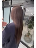 ロング×ピンクアッシュ