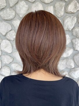 ギャラリー(GALLERY) ウルフ/マチルダボブ/ピンクベージュ/インナーグレージュ/