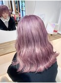 切りっぱなしボブ/ピンクブラウン/エアリーロング/美髪のススメ