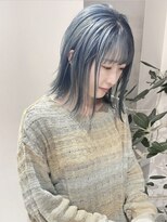 イル(ill)&nbsp;ケアブリーチ　アッシュカラー　透明感カラー