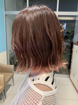 グロース 一宮北店(growth) 裾カラー×ボブ