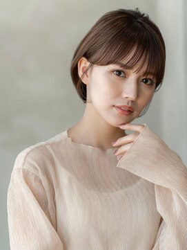 ケアリー 成増(Carelly) 大人かわいい前髪セシルカットココアブラウンフリンジウェーブ