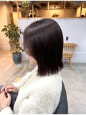 切りっぱなしボブ