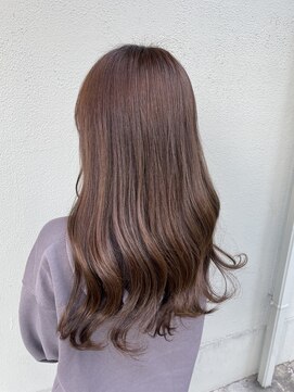 ラソ バルコ(LAZO barco) ブリーチなし艶髪モカブラウンロングヘア