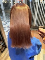 ラグーン(LAGOON)&nbsp;おしゃれ見え/ブリーチカラー/暖色系カラー/韓国風ヘア