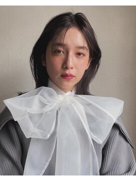 ロンド 表参道店(Lond) レイヤーカット 切りっぱなしボブ ブルーブラック