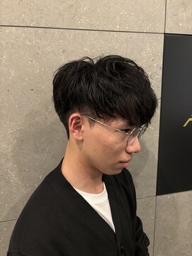 インアンドヤング(in&yang) 刈り上げマッシュ/黒髪マッシュ