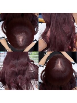 ジュイル シブヤ(JEWIL SHIBUYA) 根元から綺麗ボルドーヘア