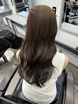 ペレ 栄店(PELE)&nbsp;デザインカラー/レイヤーカット/ウェットヘア/オリーブベージュ