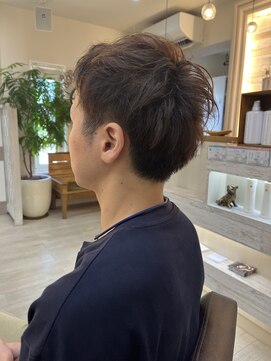 フゥカ 類家店(fuka) 八戸　青森　ナチュラルショート　メンズ20代30代40代