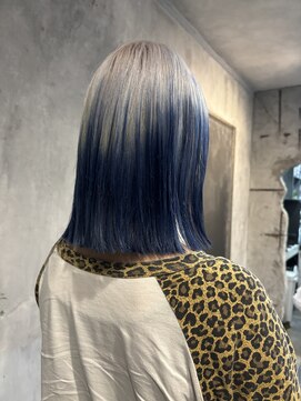 ソピ(sopi) ホワイト×ブルー　ルーツカラー