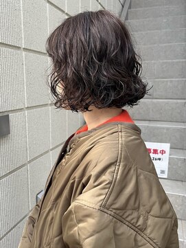 コフィー バイ メルト 吉祥寺(cofy by melt) 【三ツ井純】ニュアンスパーマ ボブパーマ 透明感カラー 抜け感