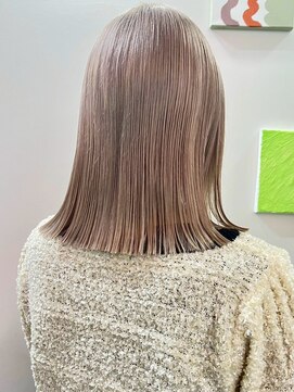 デート 下北沢(DATE) ホワイトグレージュ/デジタルパーマ/フェザーパーマ/下北沢