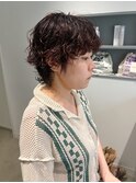 ウルフパーマ/くるくるパーマ/ショートパーマ